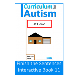 Finish The Sentences Interactive Book- At Home
